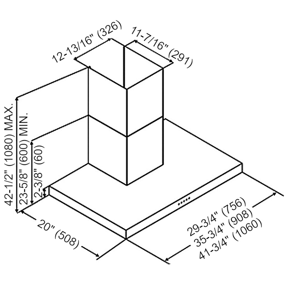 RAX21 Wall Mount Hood (NEW GENERATION)