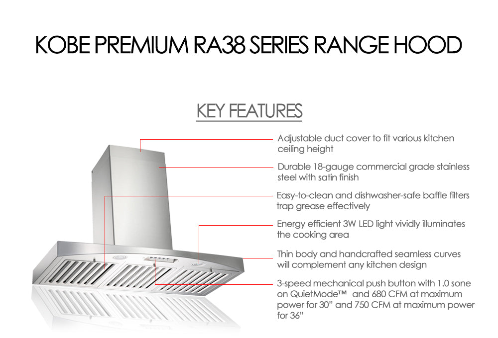 RA38 Wall Mount Hood